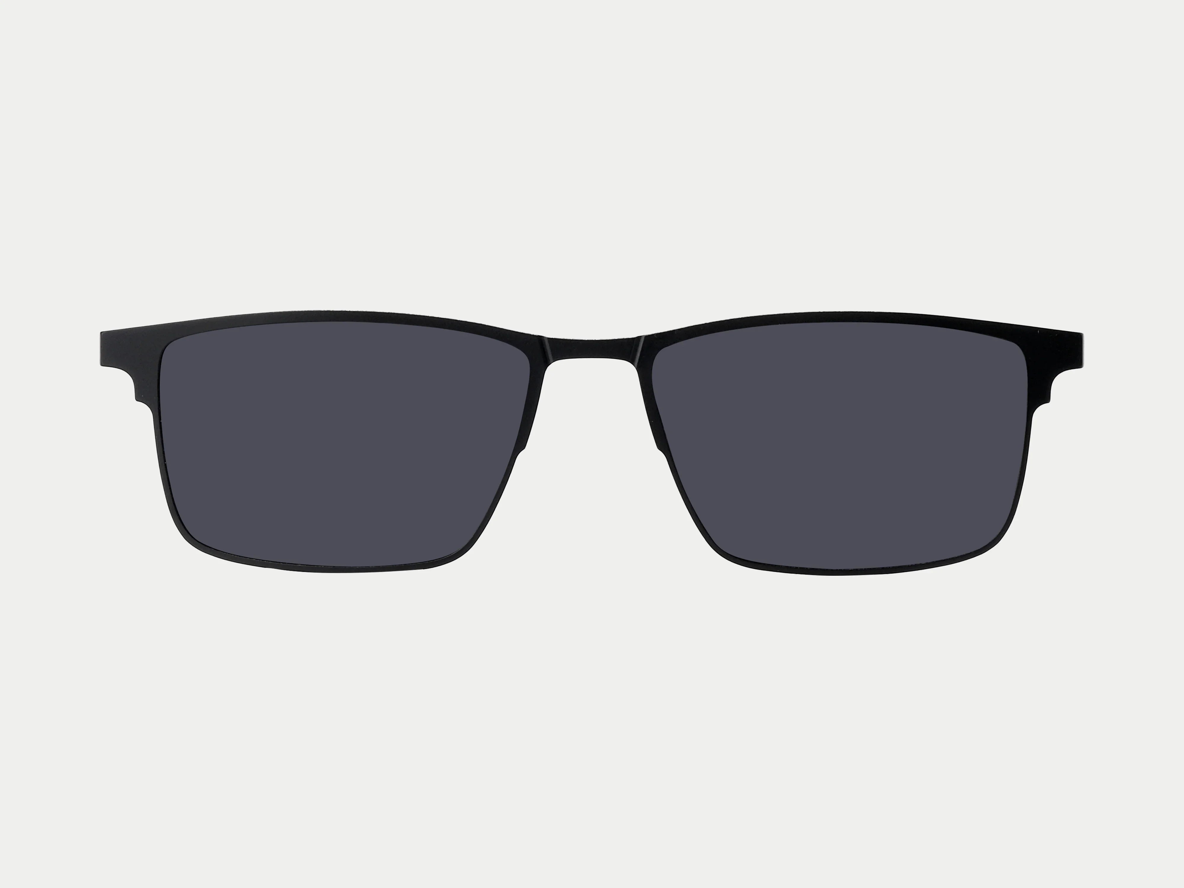 ZanyLen Jensen Men Black Magnetic Polarized Clip-on Glasses