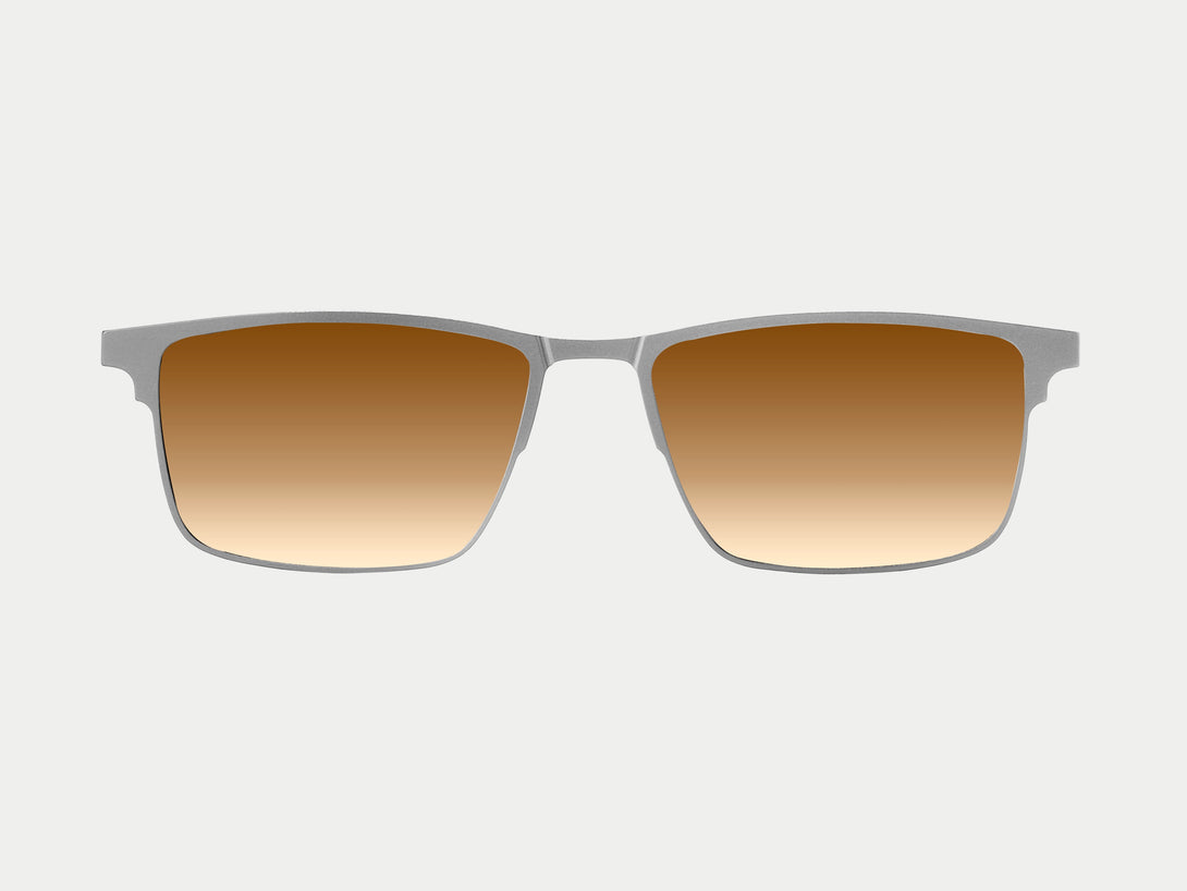 Jensen Magnetic Clip-on | Silver Frame