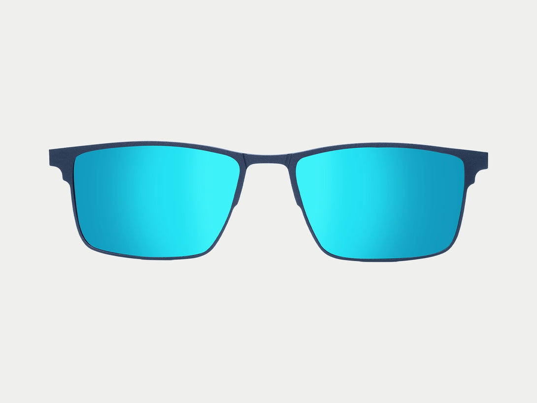 Jensen Magnetic Clip-on | Blue Frame