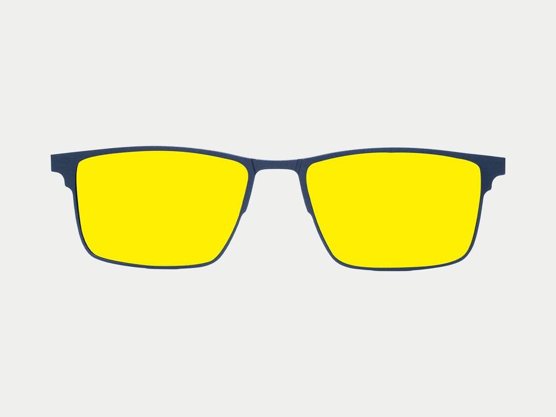 Jensen Magnetic Clip-on | Blue Frame