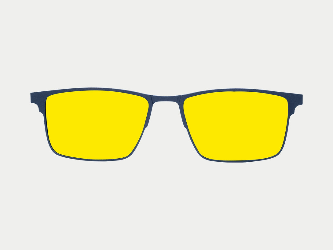 Jensen Magnetic Clip-on | Blue Frame