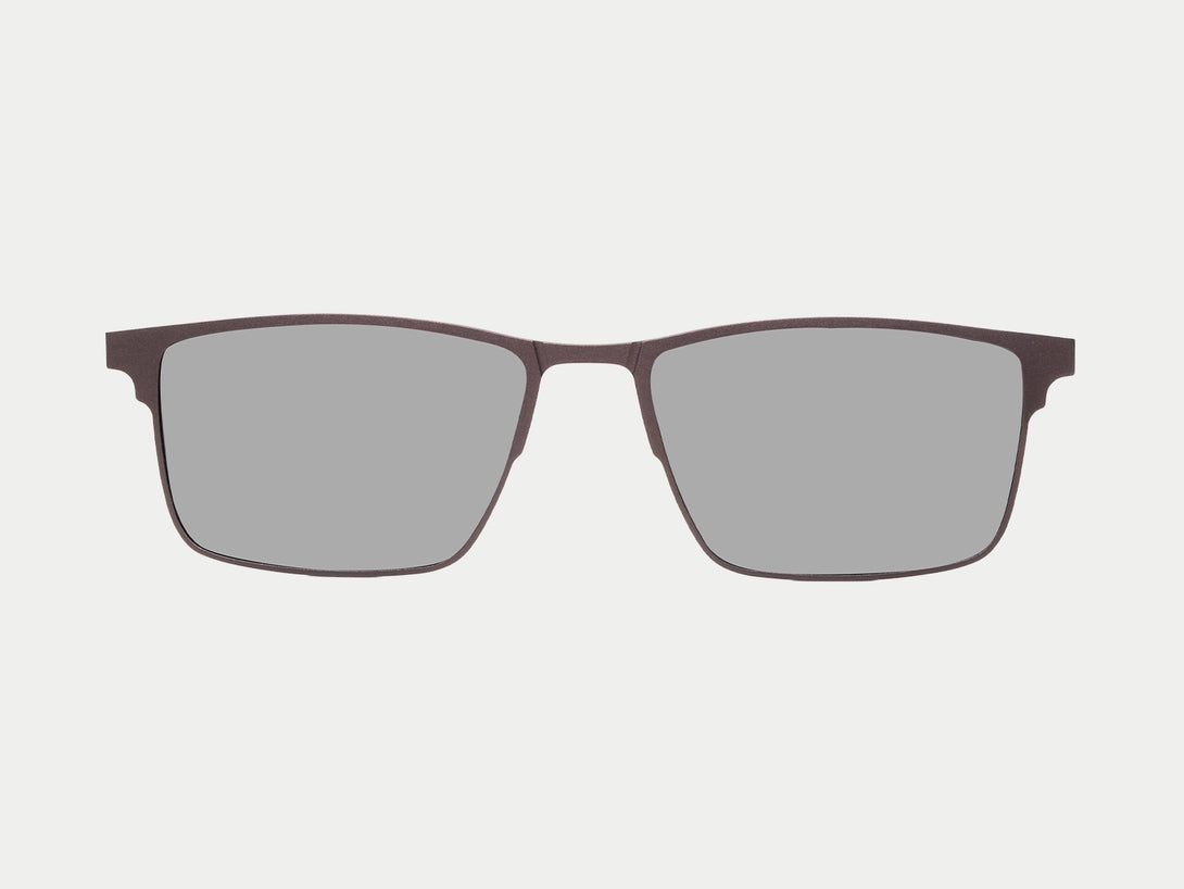Jensen Magnetic Clip-on | Brown Frame