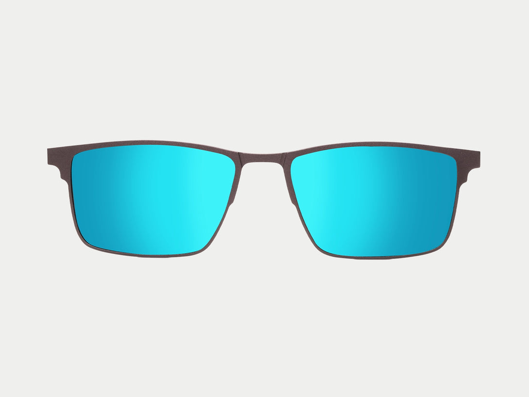 Jensen Magnetic Clip-on | Brown Frame