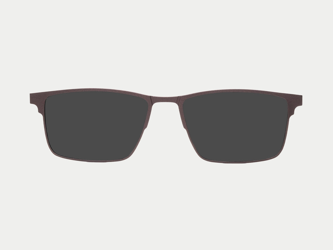 Jensen Magnetic Clip-on | Brown Frame