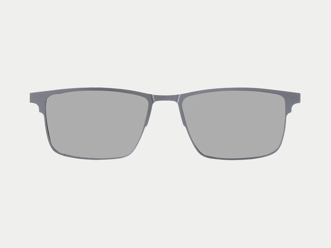 ZanyLen Jensen Men Gunmetal Magnetic Polarized Clip-on Glasses ZanyLen Jensen Men Gunmetal Magnetic Polarized Clip-on Glasses