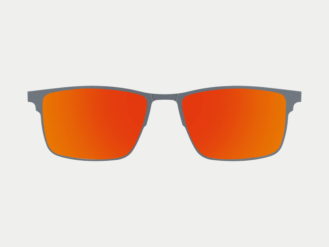 Jensen Magnetic Clip-on | Gunmetal Frame