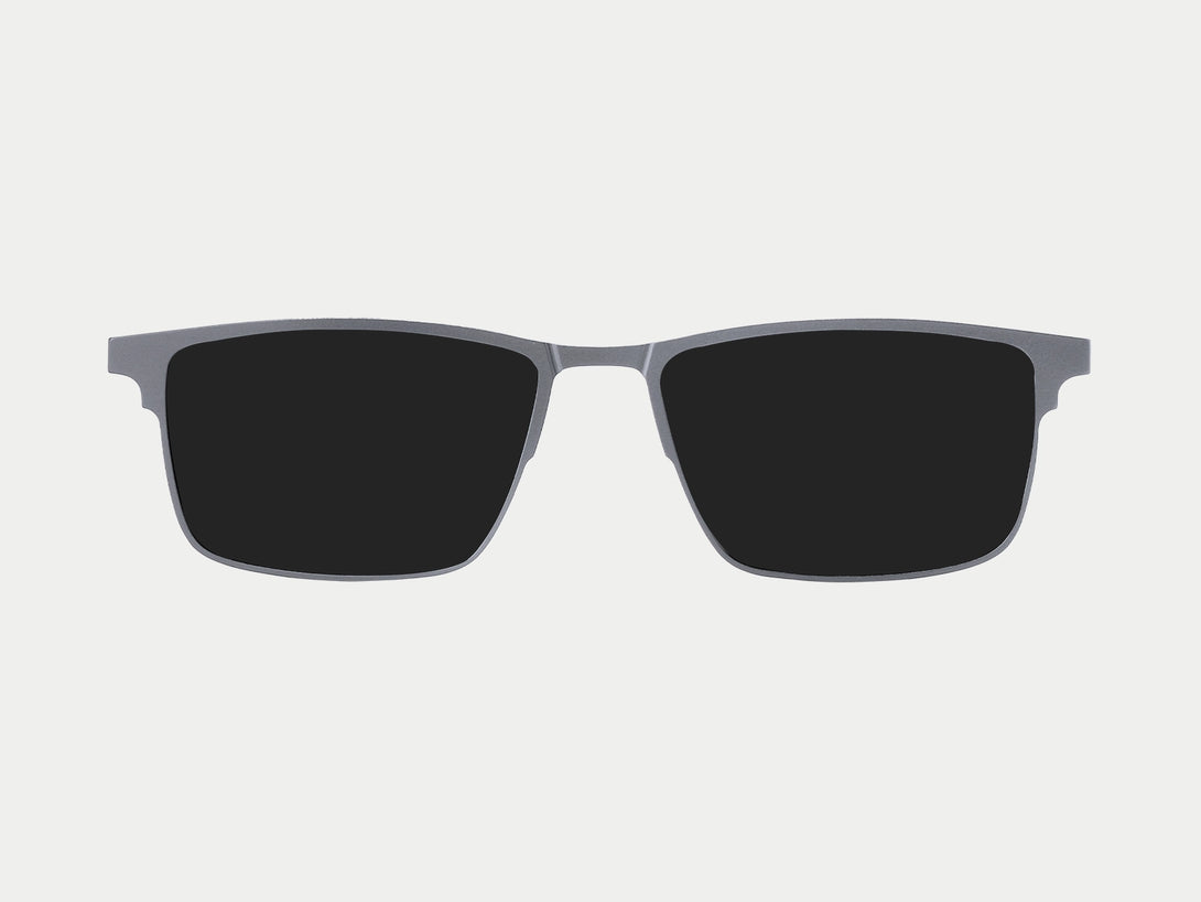 Jensen Magnetic Clip-on | Gunmetal Frame