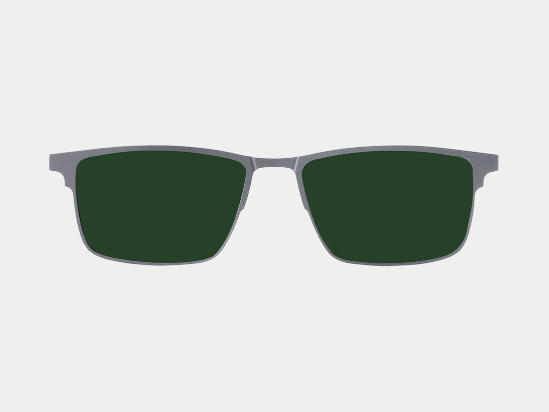 Jensen Magnetic Clip-on | Gunmetal Frame