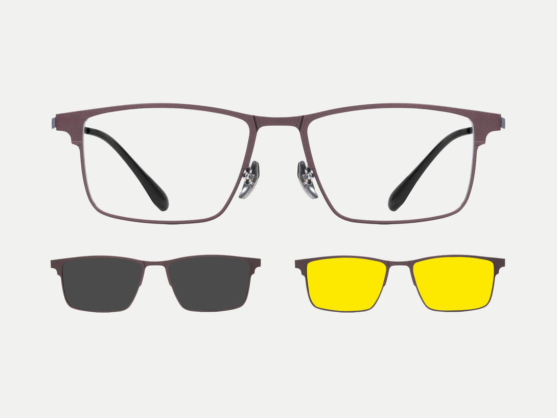 Jensen | Magnetic Clip-on Eyeglasses Sunglasses | ZanyLen Best Sellers