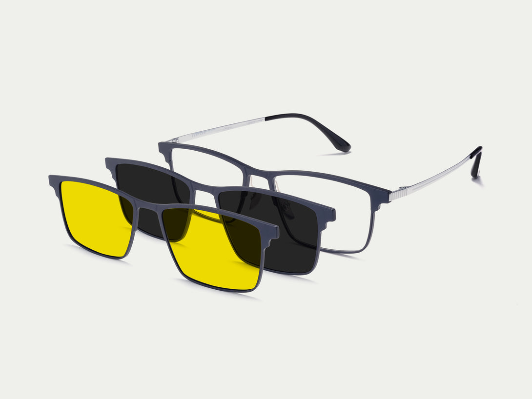 Jensen | Magnetic Clip-on Eyeglasses Sunglasses | ZanyLen Best Sellers