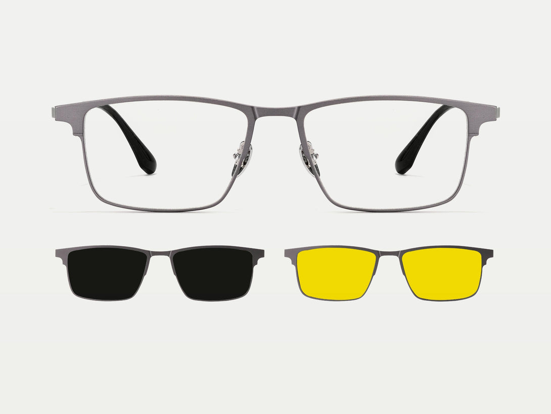 Jensen | Magnetic Clip-on Eyeglasses Sunglasses | ZanyLen Best Sellers