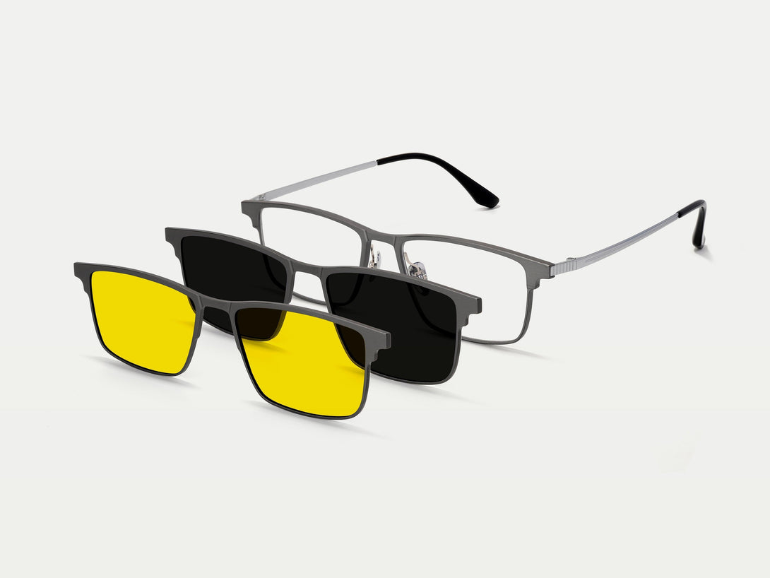 Jensen | Magnetic Clip-on Eyeglasses Sunglasses | ZanyLen Best Sellers