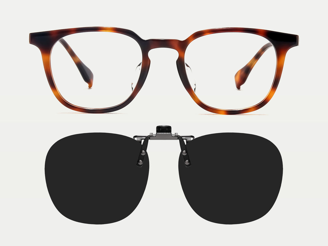 Joseph | Keyhole Square Acetate Eyeglasses | ZanyLen Men Eyewear