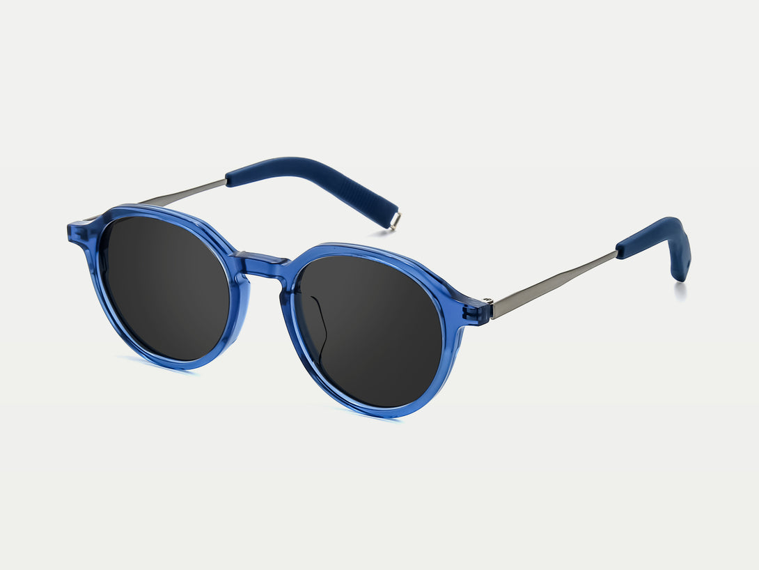 Lawrence | Keyhole Geometric Acetate Sunglasses | ZanyLen New