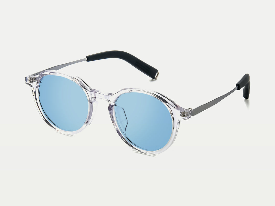 Lawrence | Keyhole Geometric Acetate Sunglasses | ZanyLen New