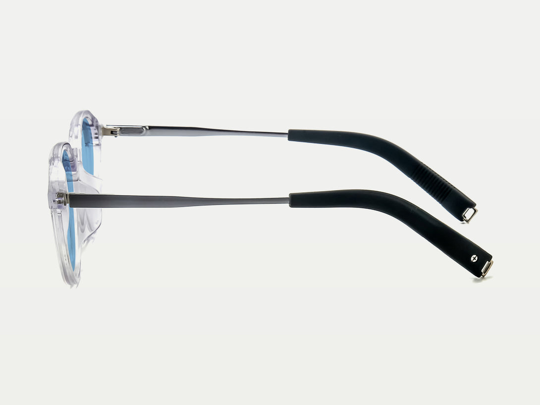 Lawrence | Keyhole Geometric Acetate Sunglasses | ZanyLen New