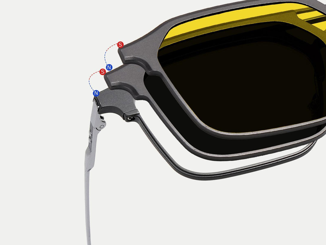 Michael | Magnetic Clip-on Eyeglasses Sunglasses | ZanyLen Best Sellers