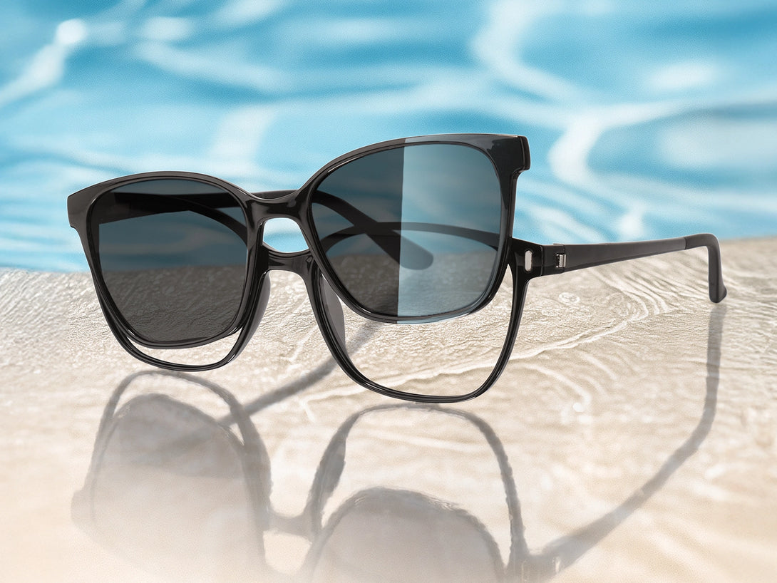 Morgan | Small-sized Magnetic Clip-on Eyeglasses Sunglasses | ZanyLen New