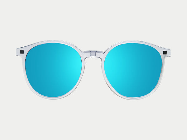 Color_Polarized Mirrored Blue Lens