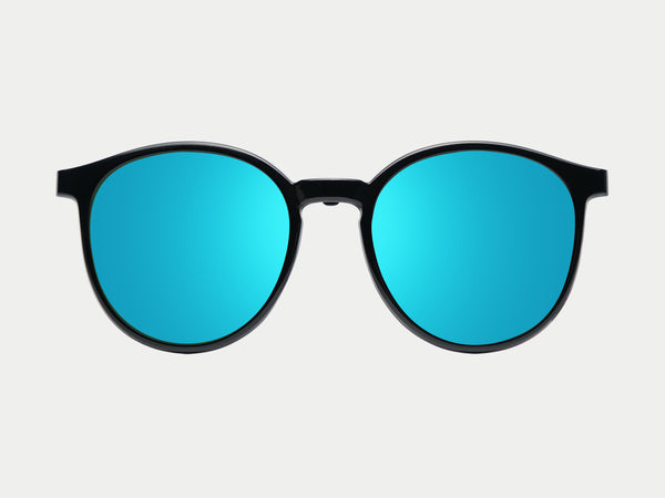 Color_Polarized Mirrored Blue Lens