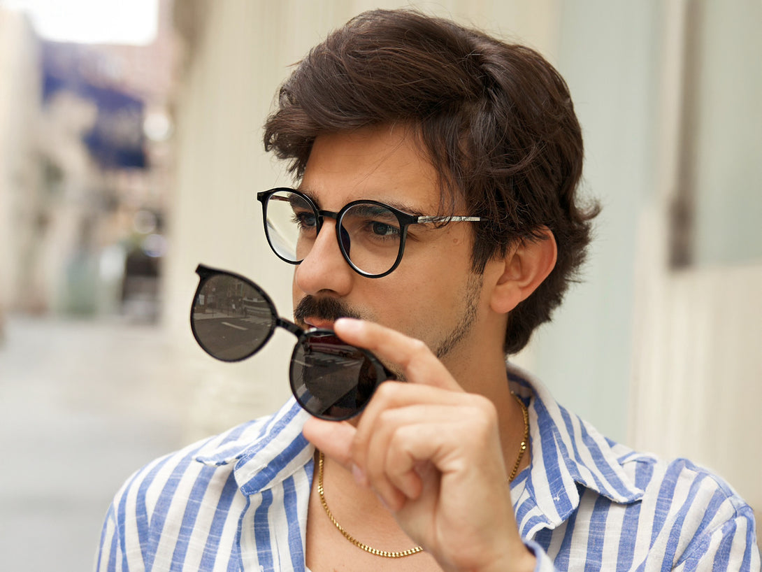 Richard | Magnetic Clip-on Eyeglasses Sunglasses | ZanyLen New Arrival 2025