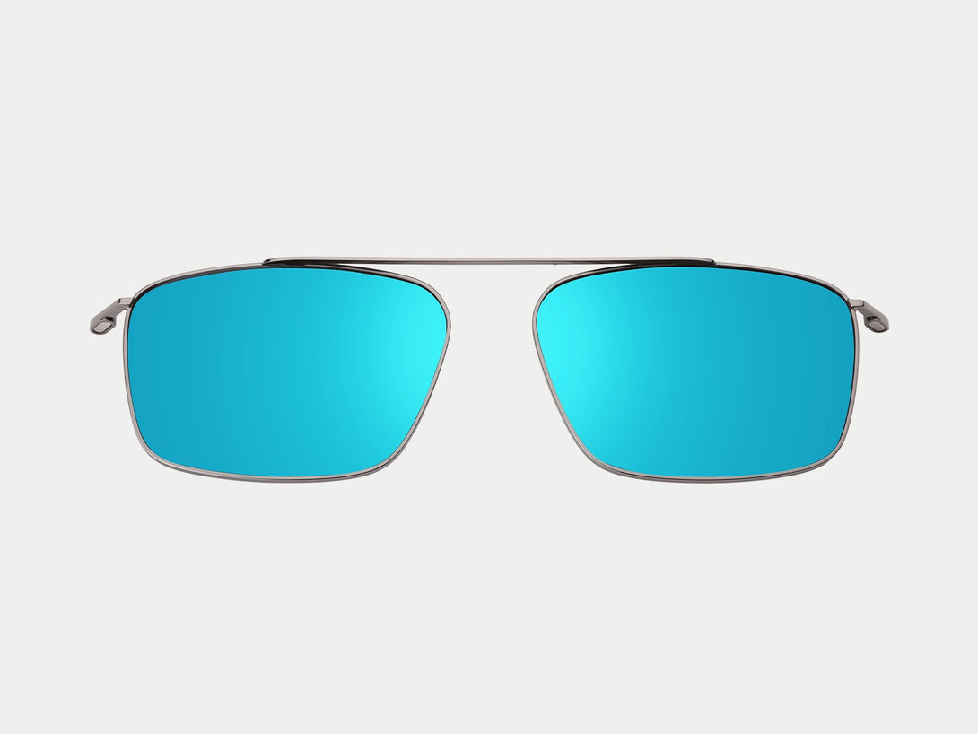 Steven Gunmetal Polarized Magnetic Clip-ons