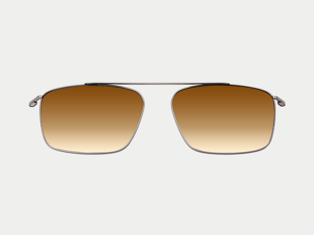 Steven Gunmetal Polarized Magnetic Clip-ons