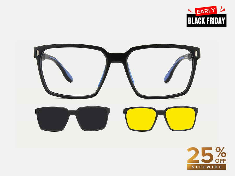 サンバン　セネガル ZanyLen New Arrival Medium Oval Titanium Magnetic Clip-on