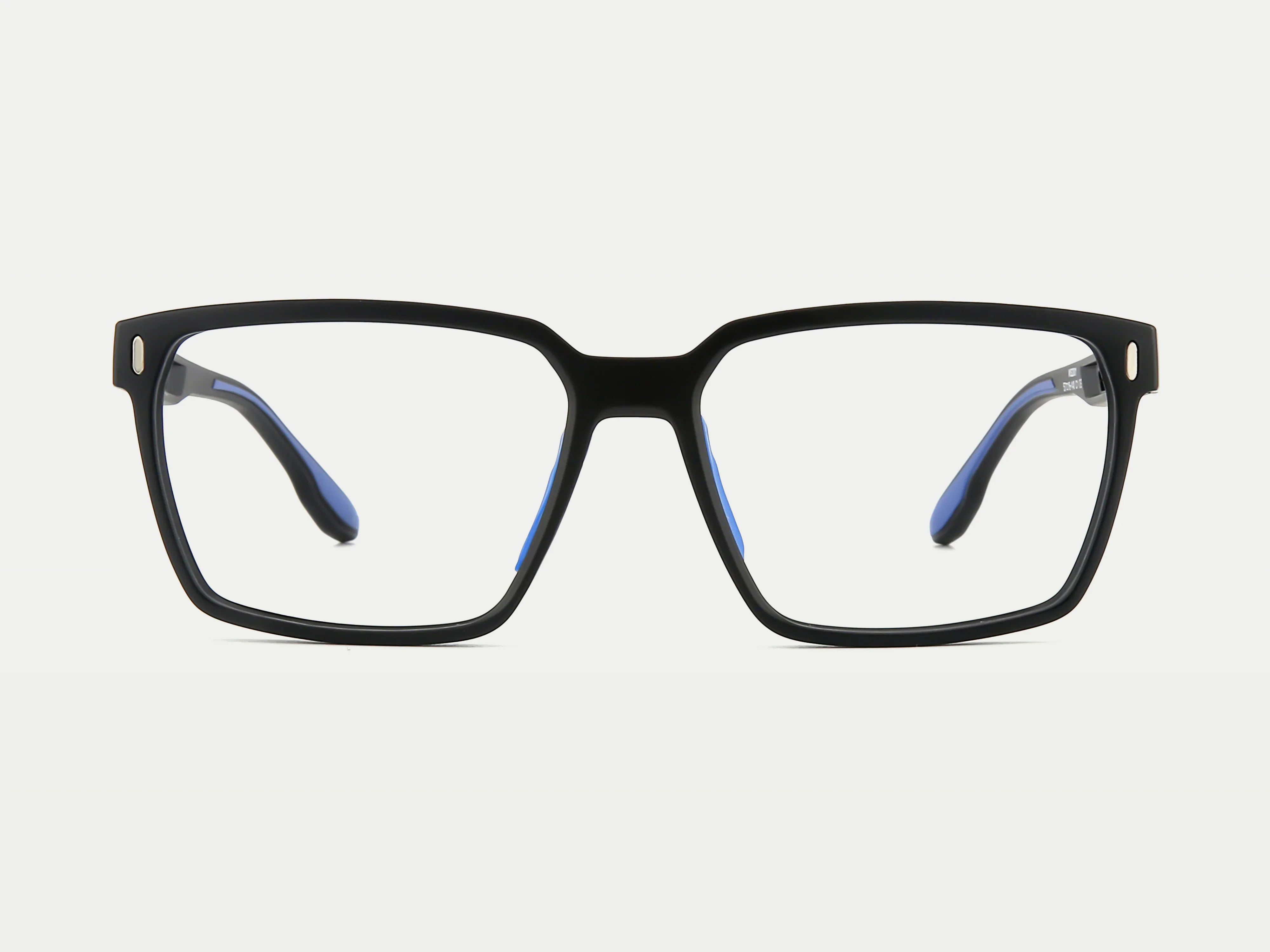太陽&月&星 ヴィンテージ ステンドグラス 激レア ダブルリム製 メトロポリタン ZanyLen TR90 Rectangle Sporty Magnetic Clip-on Eyeglasses