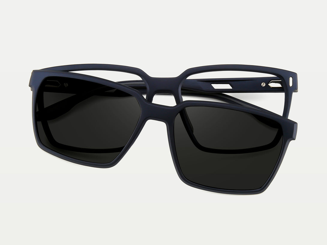 Tate | Magnetic Sporty Clip-on Eyeglasses Sunglasses | ZanyLen New