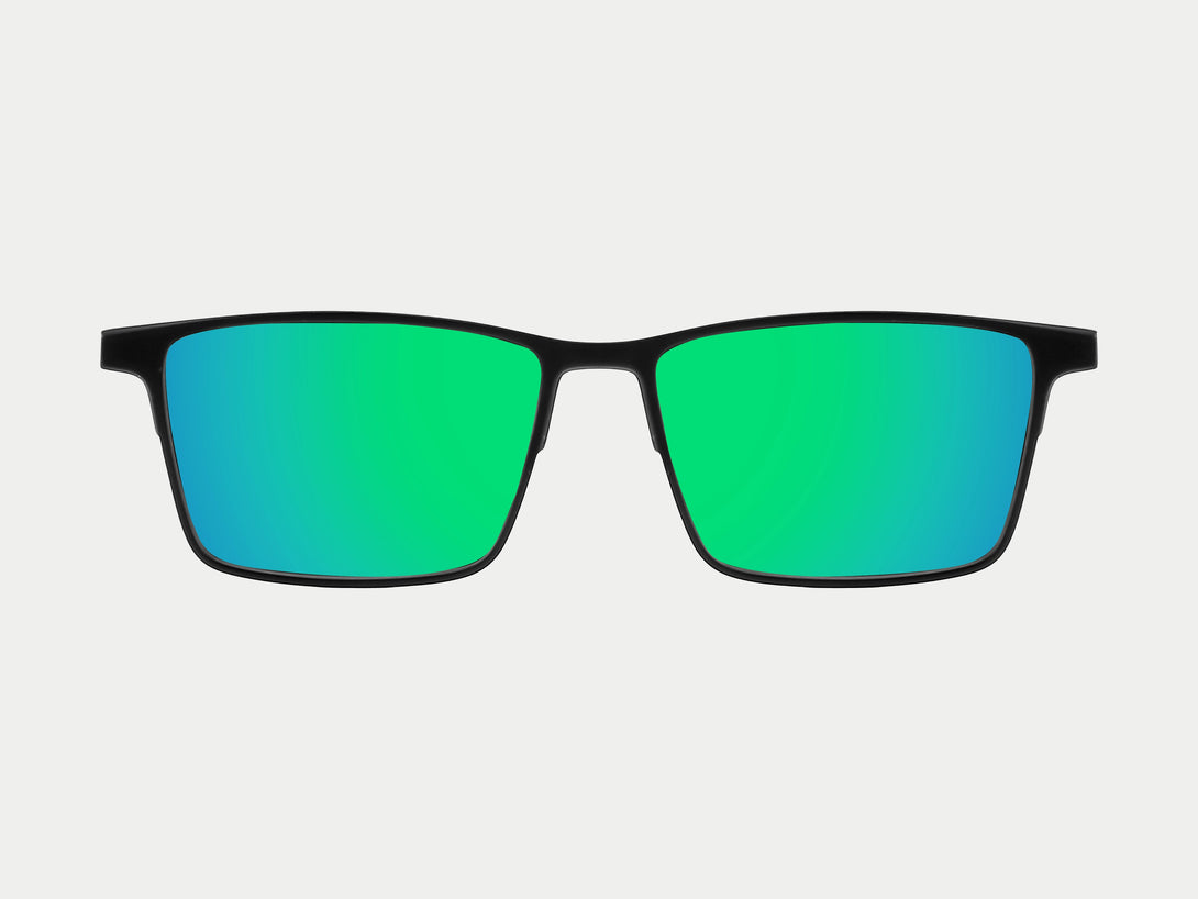 Terrance Polarized Magnetic Clip-on | Black Frame