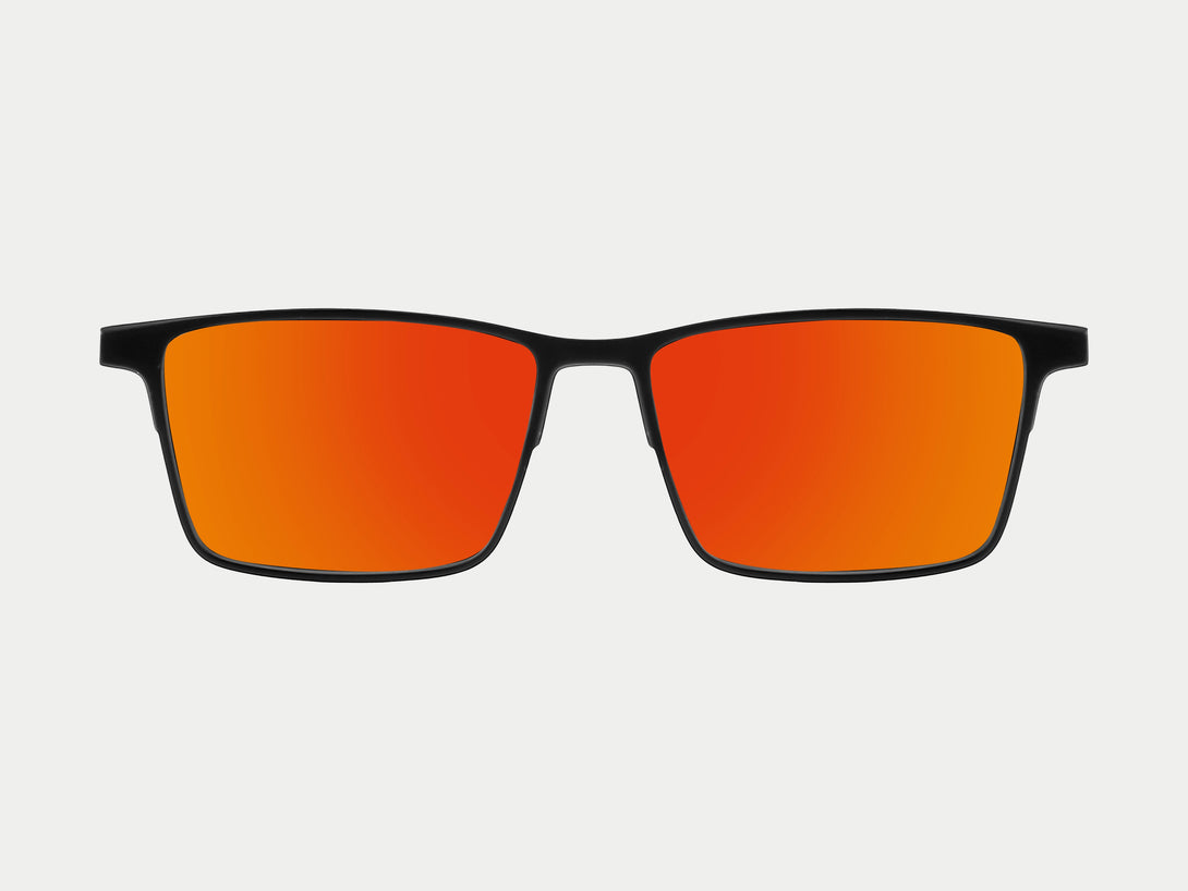 Terrance Polarized Magnetic Clip-on | Black Frame