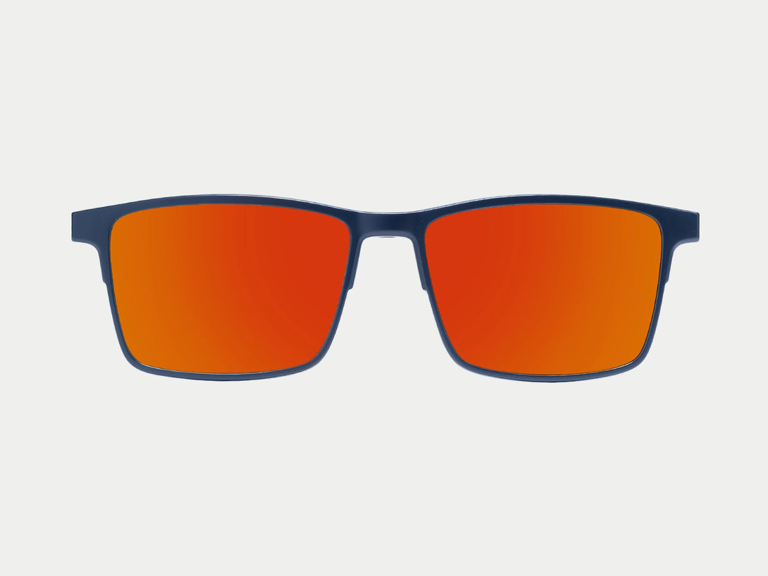 Terrance Polarized Magnetic Clip-on | Blue Frame