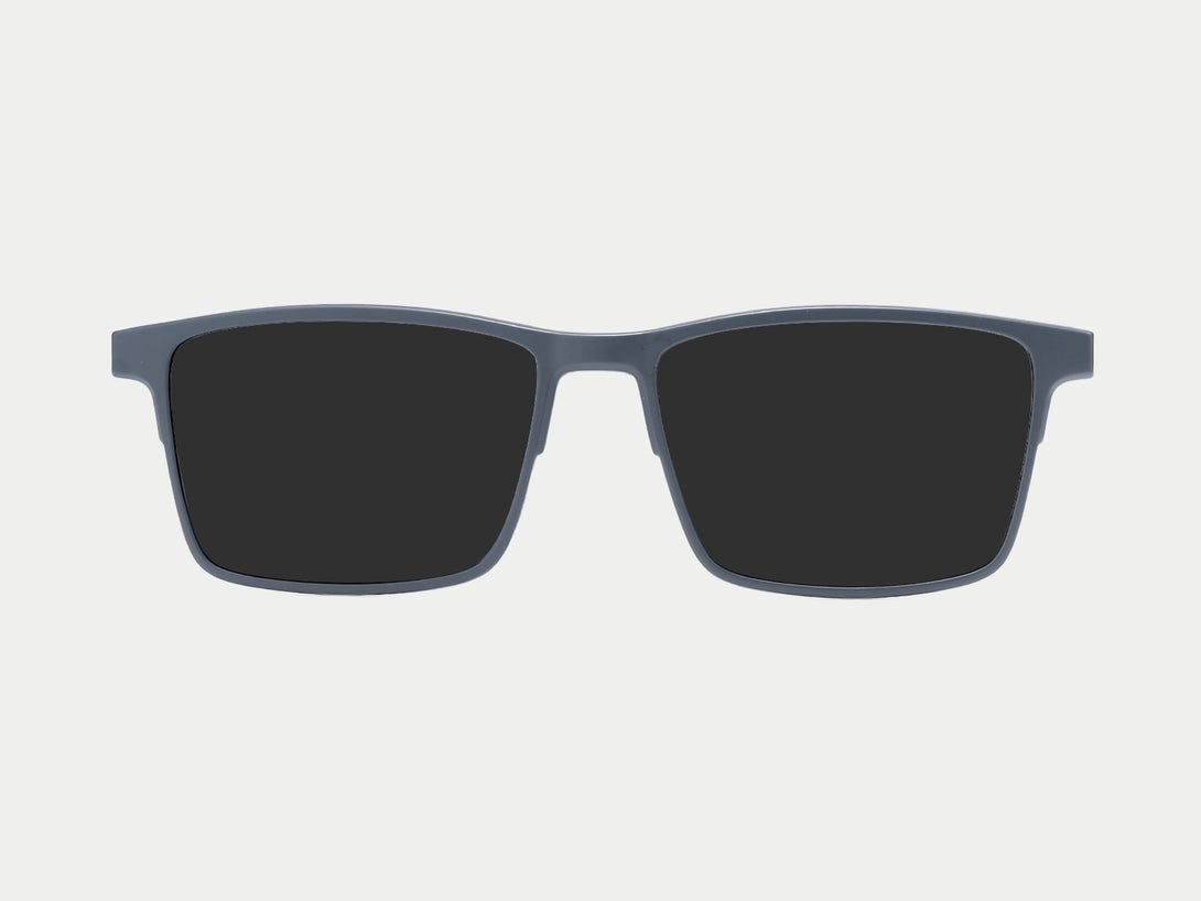 Terrance Polarized Magnetic Clip-on | Gunmetal Frame