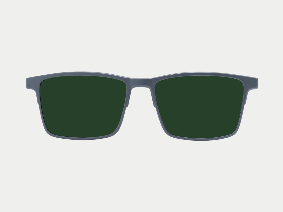 Terrance Polarized Magnetic Clip-on | Gunmetal Frame