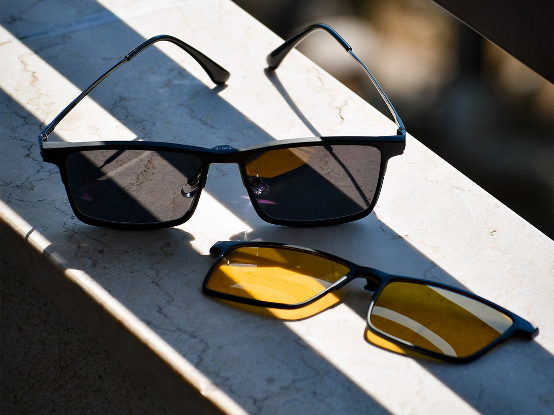 Terrance | Magnetic Clip-on Eyeglasses Sunglasses | ZanyLen 2025 New Arrivals