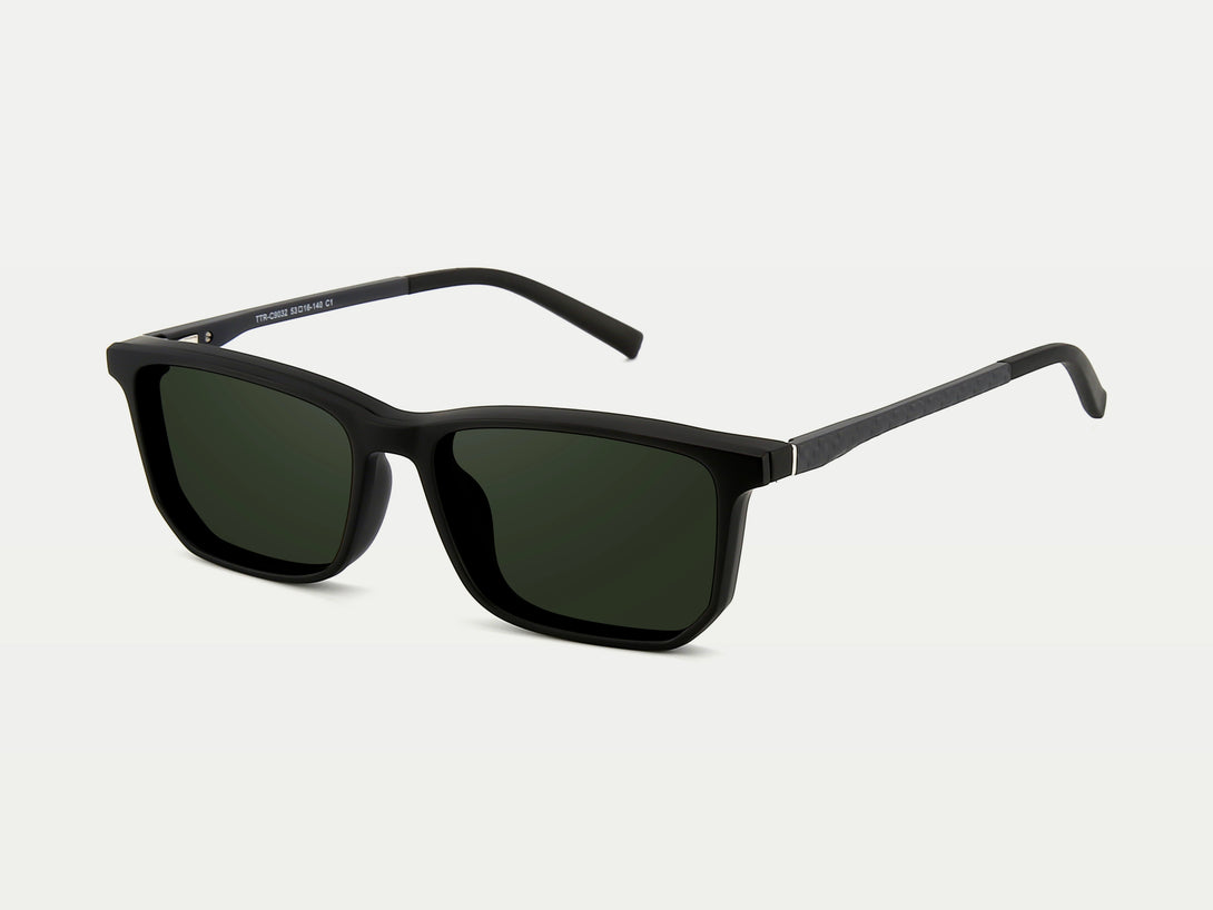 Tod | Eco-friendly TR Magnetic Clip-on Eyeglasses Sunglasses | ZanyLen New