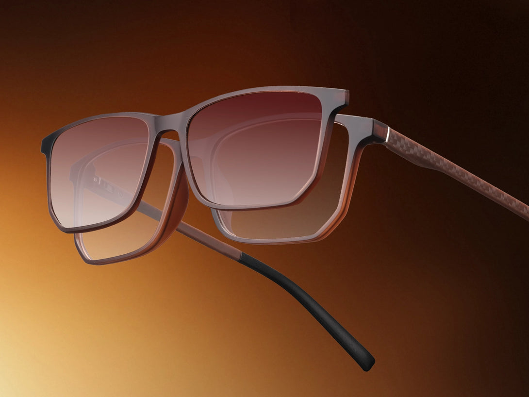 Tod | Eco-friendly TR Magnetic Clip-on Eyeglasses Sunglasses | ZanyLen New