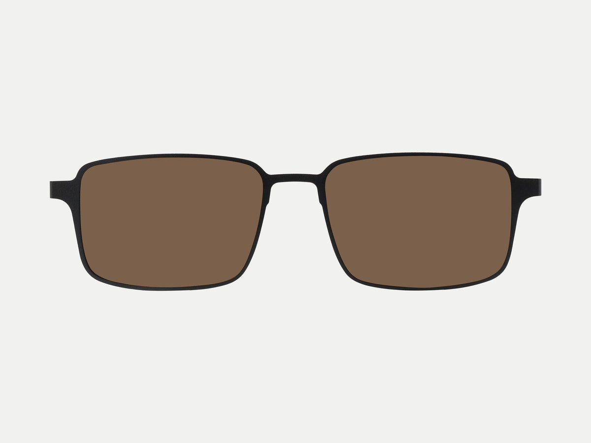 ZanyLen Turing Men Black Magnetic Polarized Clip-on Glasses