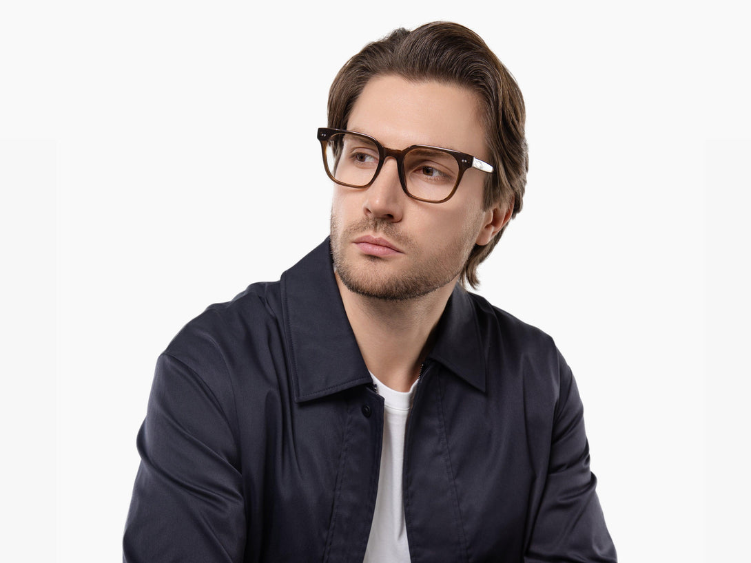 Ollie | Flexible Lightweight Eco-friendly TR90 Square Eyeglasses
