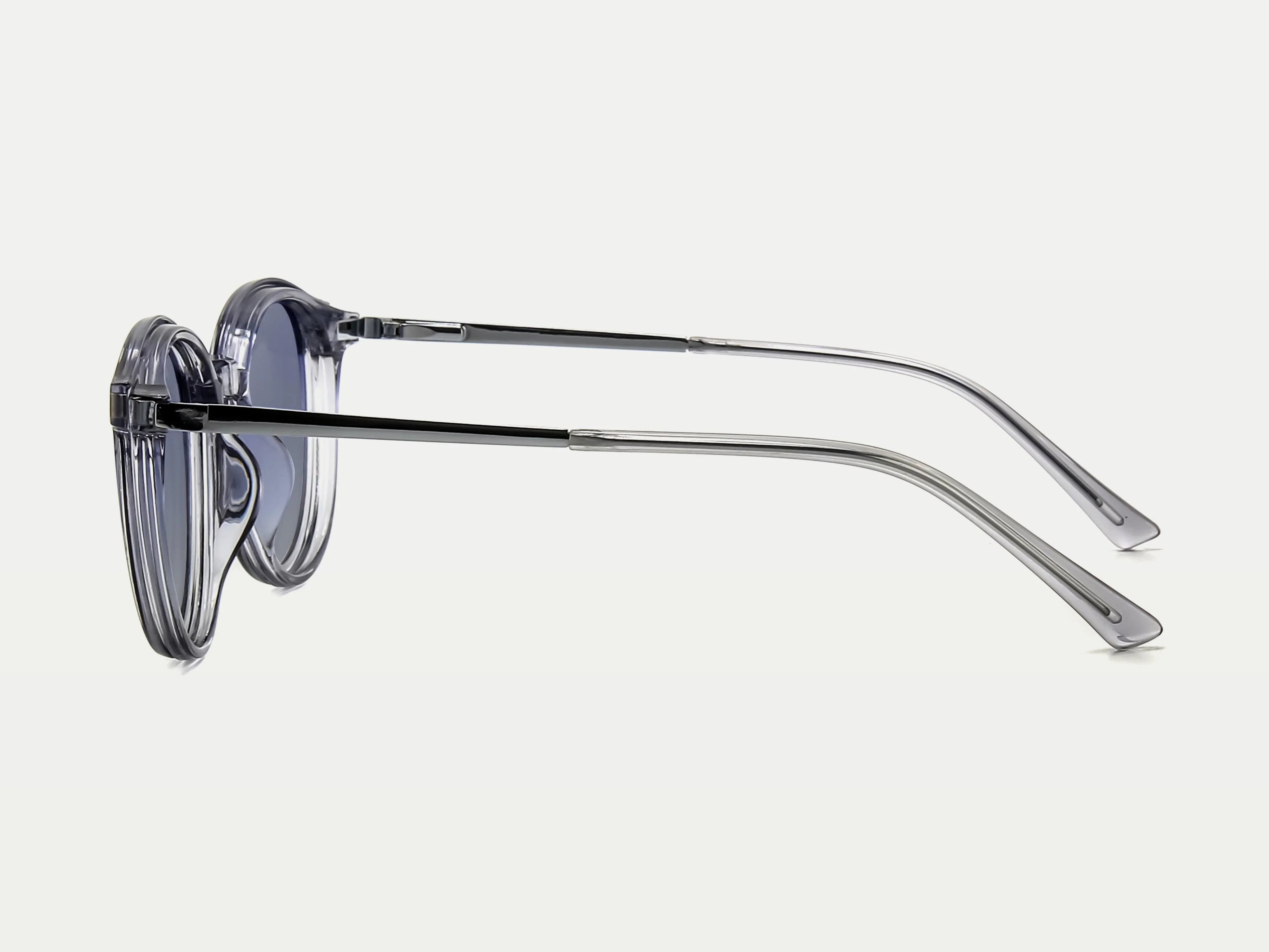 iKON - まささん ZanyLen Round TR90 Magnetic Clip-on Sun Shade Eyeglasses