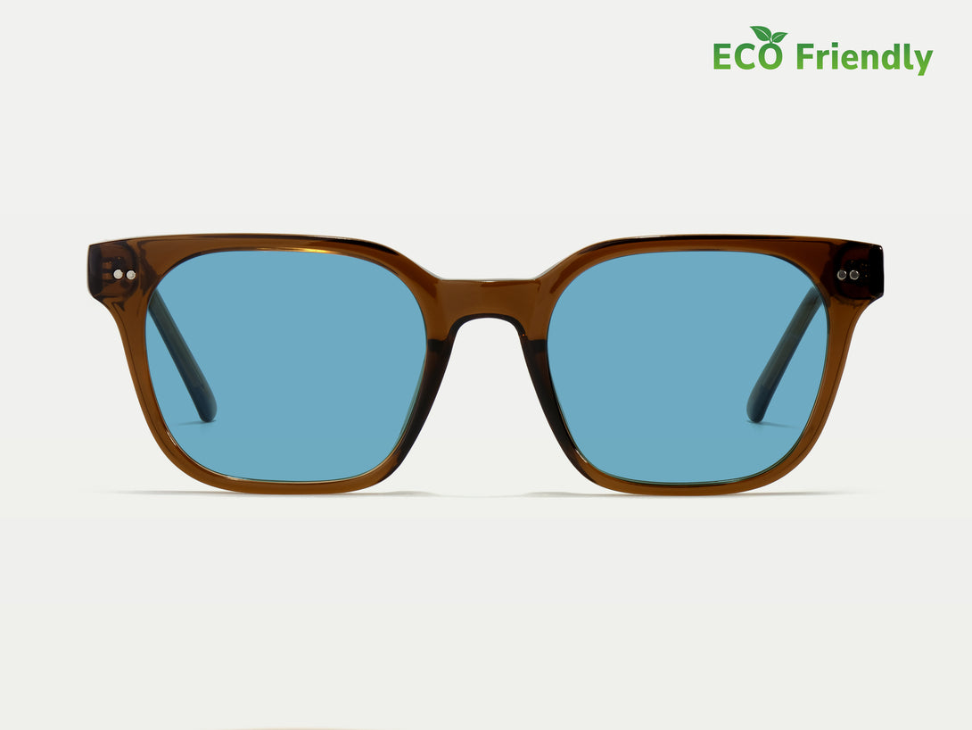 Thunberg | Lightweight Eco-friendly TR90 Square Sunglasses | ZanyLen