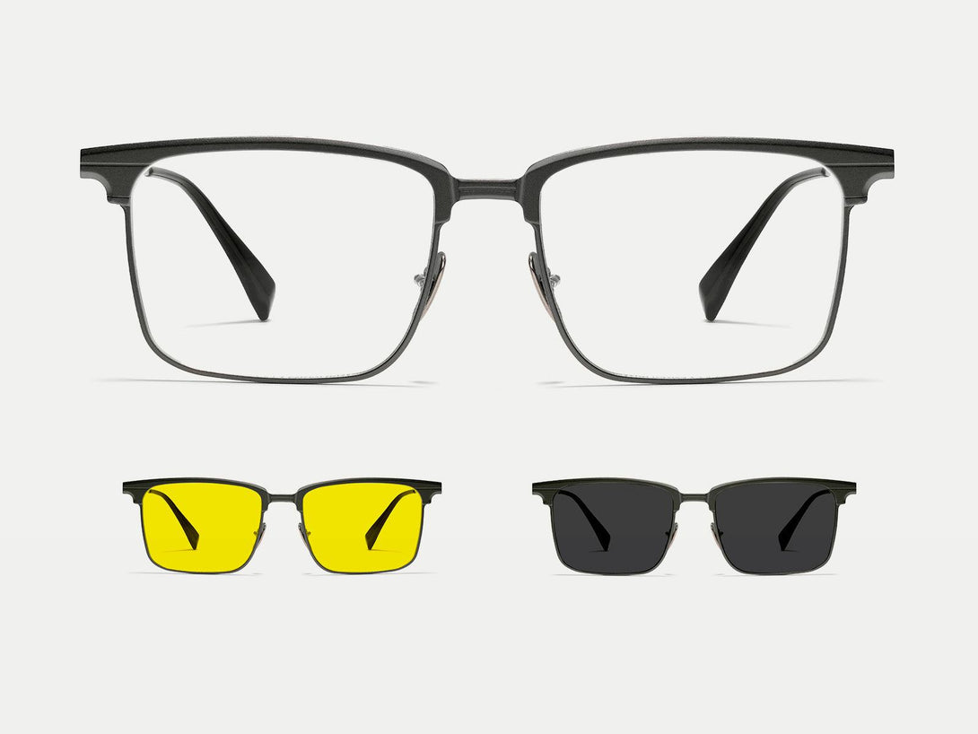 Alan | Magnetic Clip-on Glasses | ZanyLen New Arrival 2024