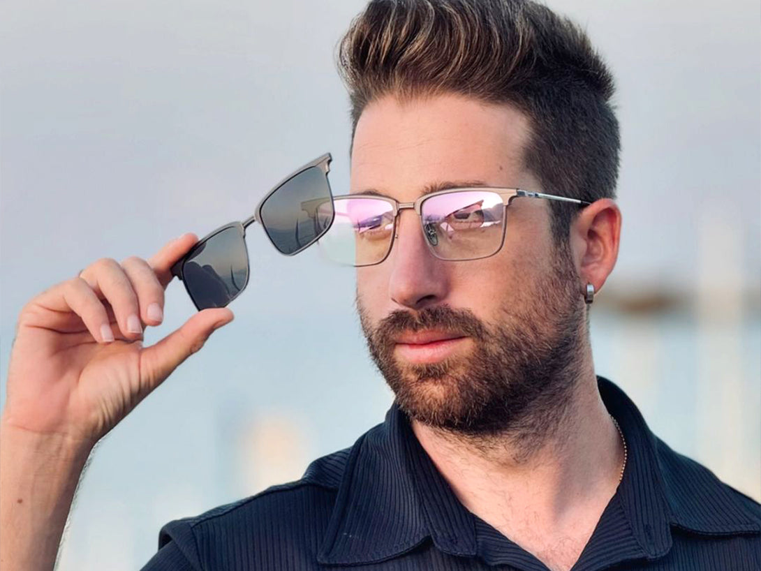 Alan | Magnetic Clip-on Glasses | ZanyLen New Arrival 2024