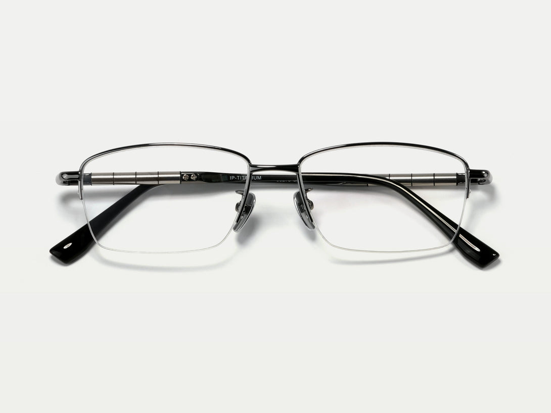 Bill | Semi-rimless Classic Titanium Glasses | ZanyLen 2024 New Arrival