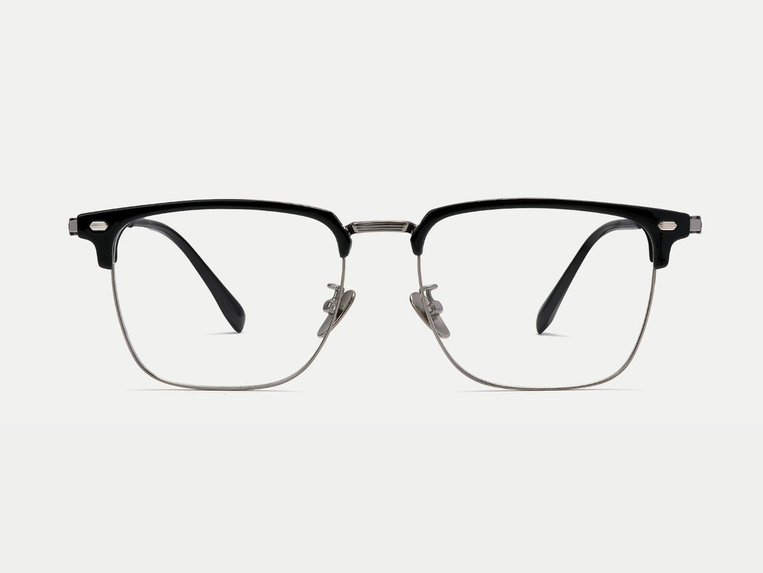 George | Browline Flip-up Magnetic Clip-on Glasses | ZanyLen New Arrival 2024