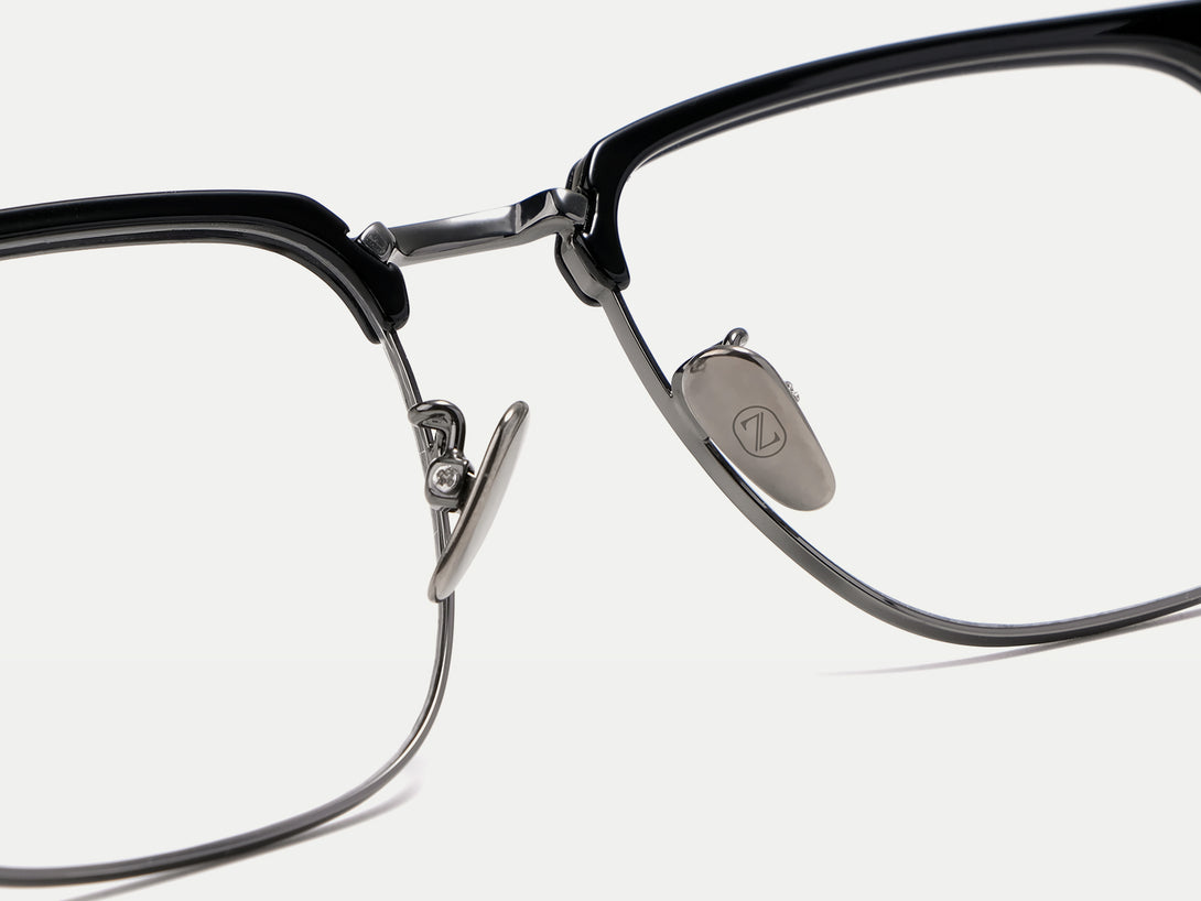 George | Browline Flip-up Magnetic Clip-on Glasses | ZanyLen New Arrival 2024