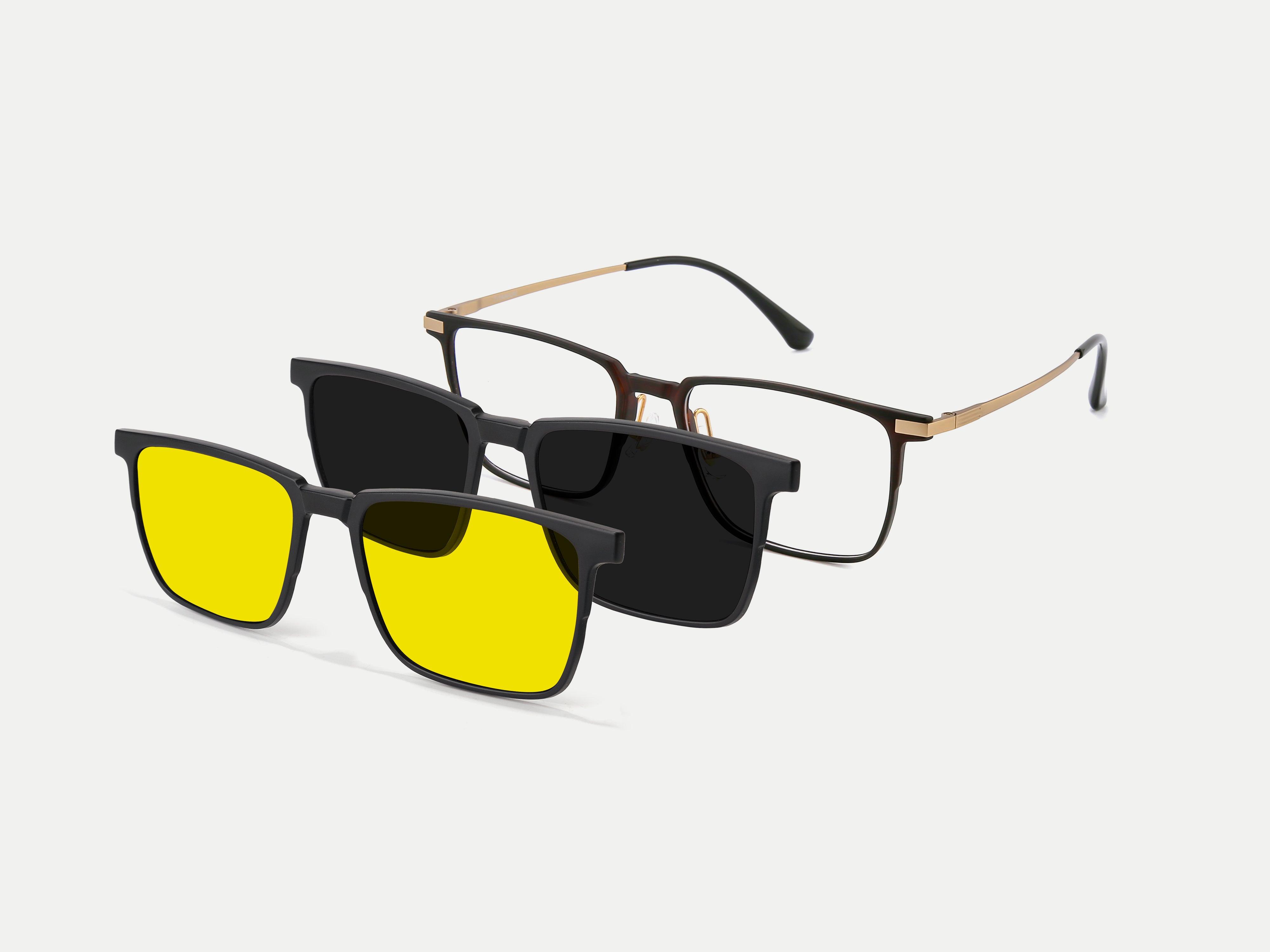 ZanyLen New Arrivals Dalton Men Magnetic Clip-on Eyeglass