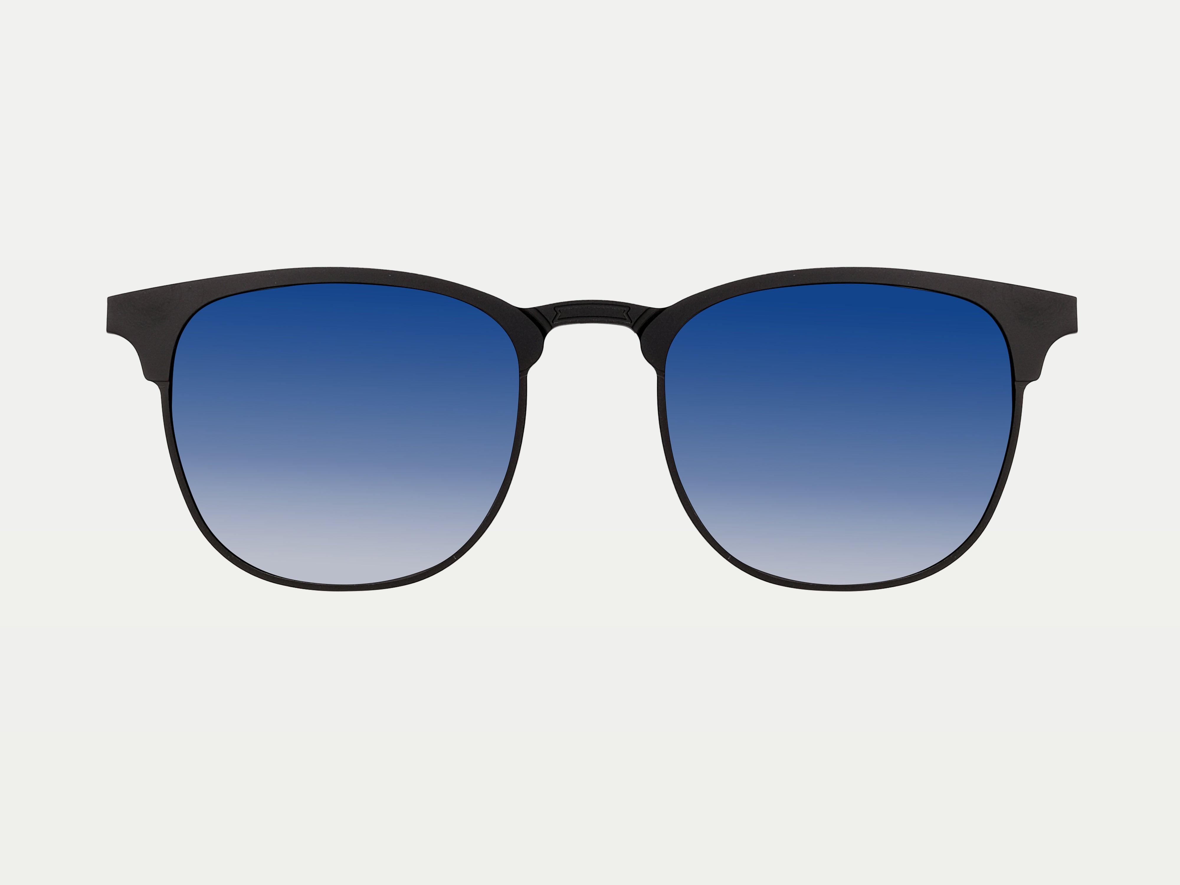 ポチ　　　　　　　　　　　　　　　　　　　　　GLEN ZanyLen Men Black Magnetic Polarized Clip-on Glasses Sunglasses