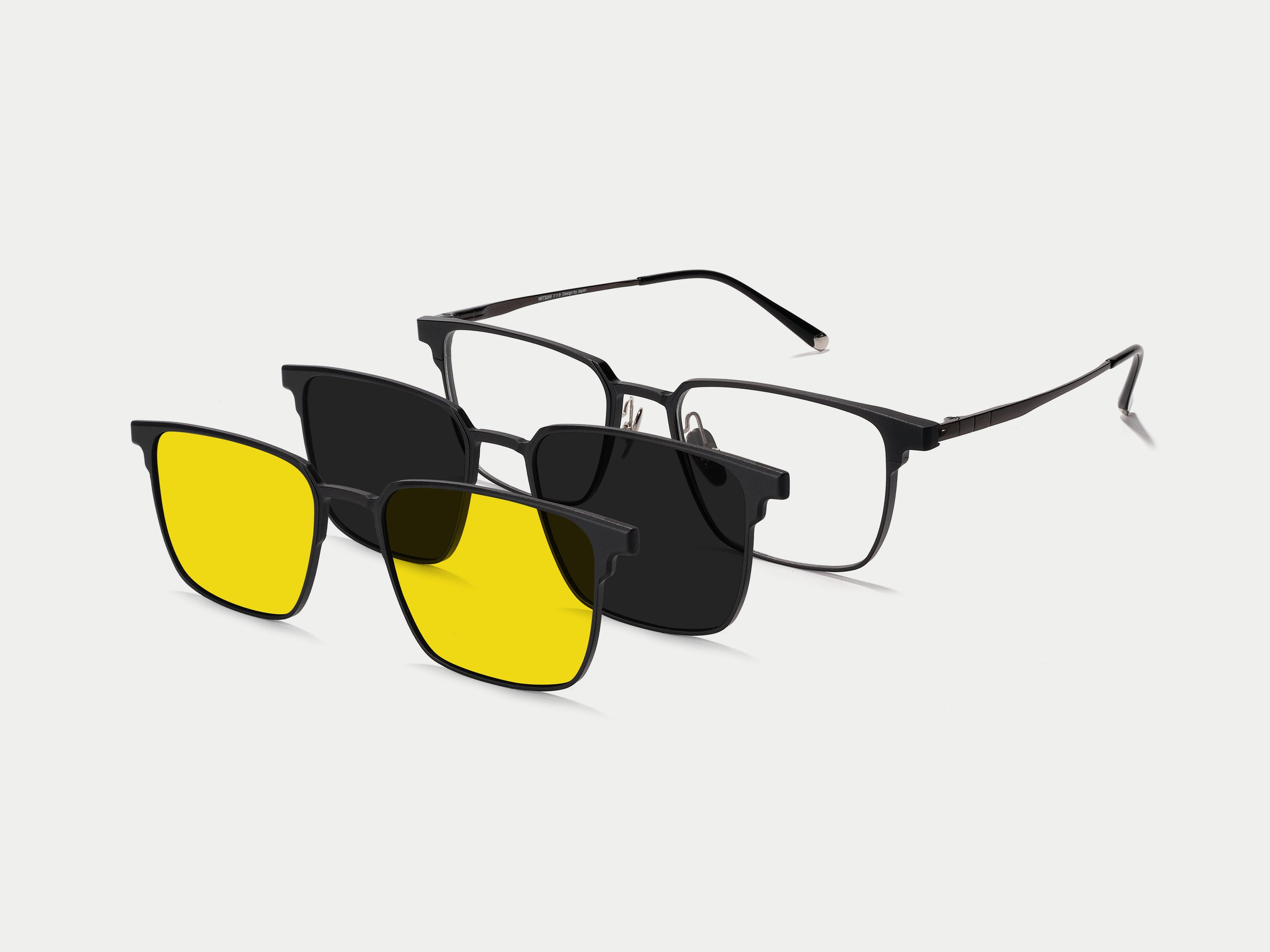 Men's New Arrival Graham Magnetic Clip-on Eyeglasses Sunglasses